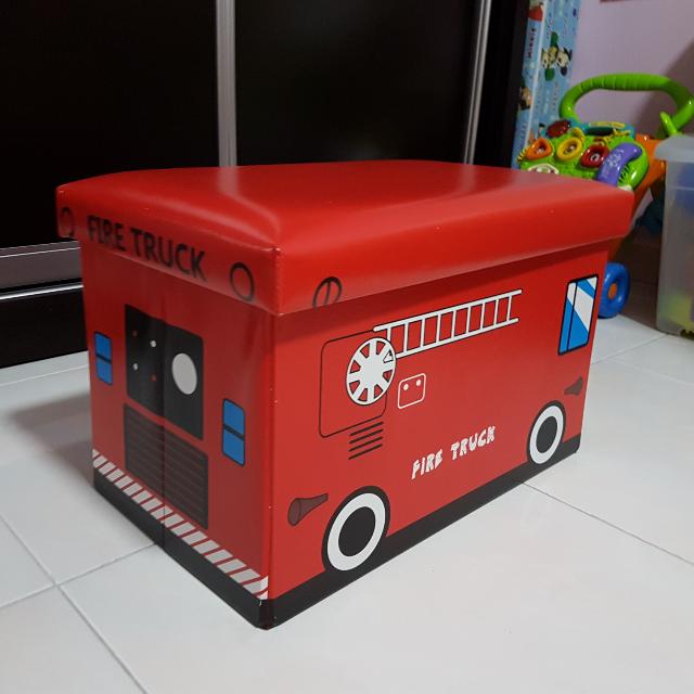 Fire Truck Storage Box, Hobbies & Toys, Toys & Games on Carousell