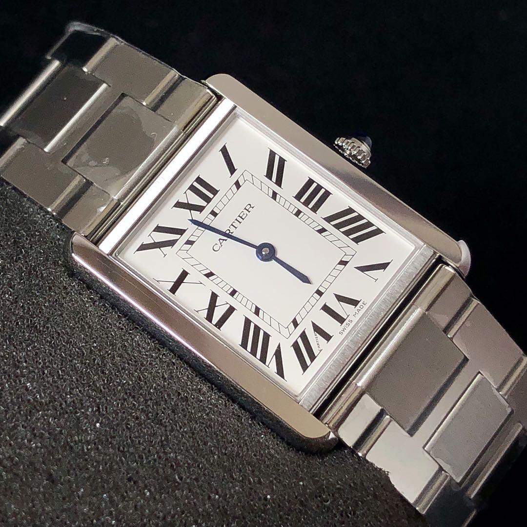 Fs Bnib Cartier Tank Solo Large Quartz Steel Bracelet Watch W5200014 Luxury Watches On Carousell