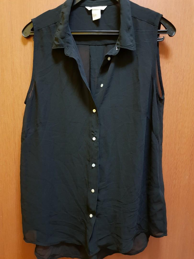 sheer chiffon top