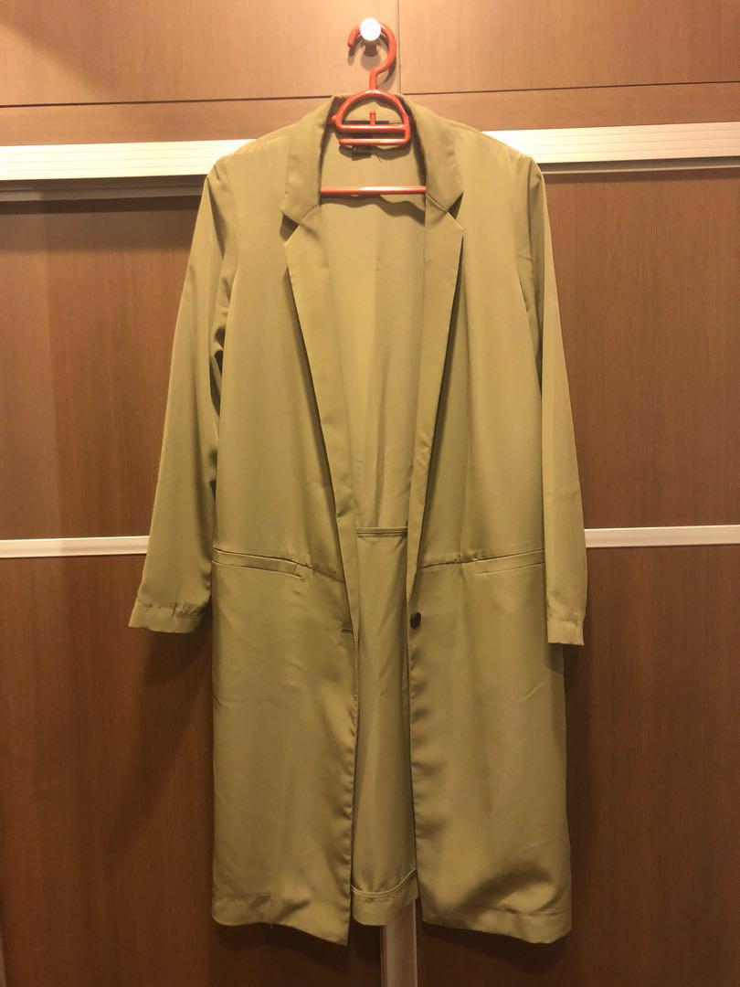 Knee 2024 length blazer