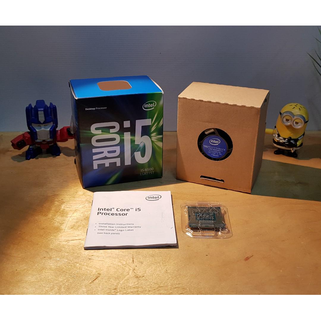 Intel Core I5 6500 3 2ghz Cache 6mb Box Socket Lga 1151 Skylake Elektronik Bagian Komputer Aksesoris Di Carousell