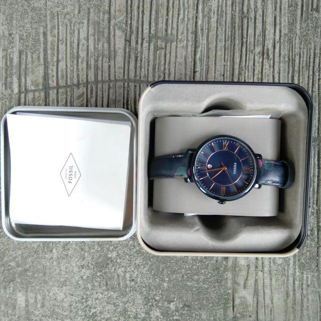 JAM FOSSIL JACQUELINE THREE-HAND DATE 