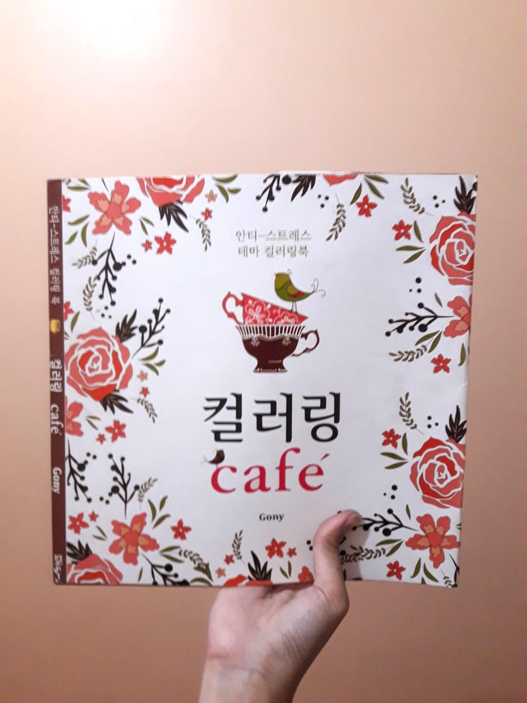 Download Korean Adult Coloring Book Cafe Themed Hobbies Toys Stationary Craft Art Prints On Carousell