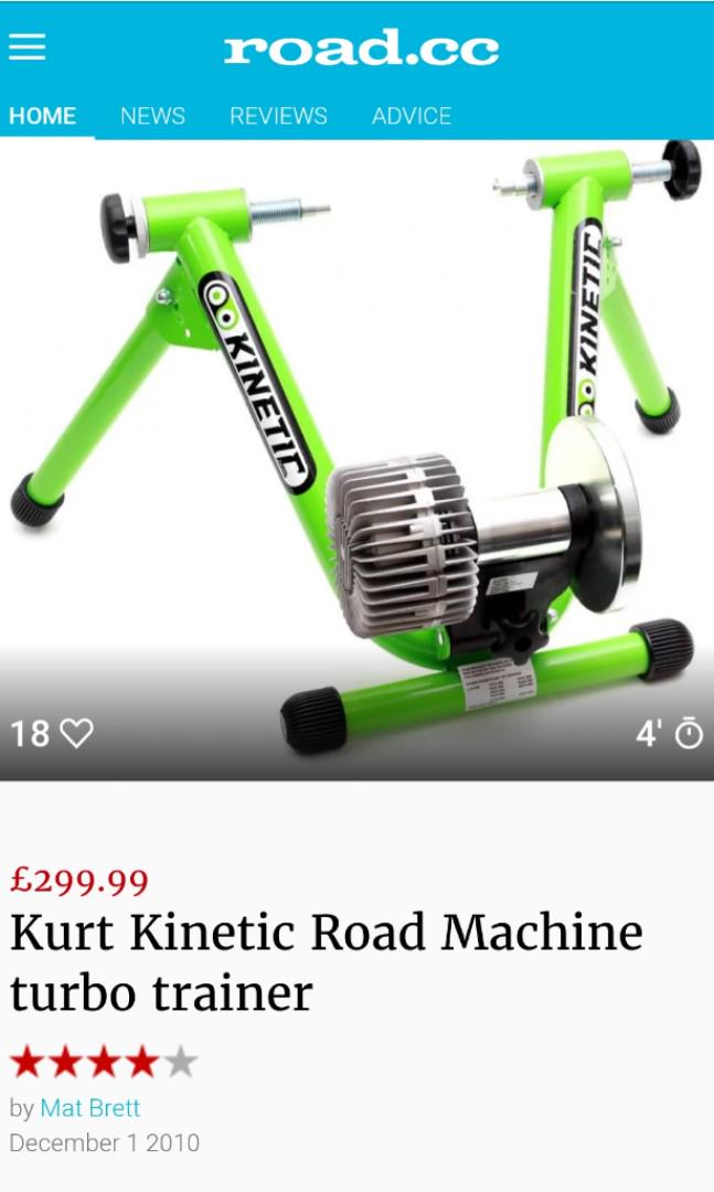 kinetic road machine review