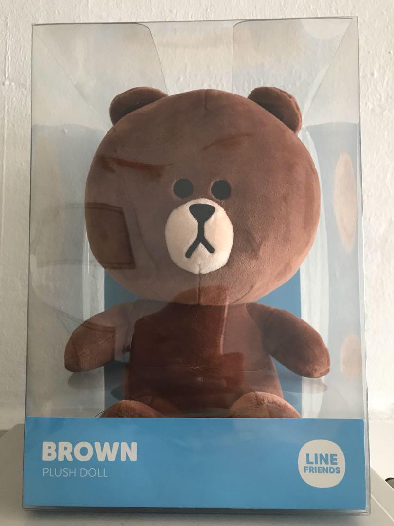 brown soft doll