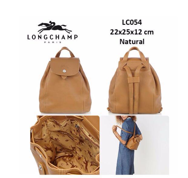 longchamp cuir backpack