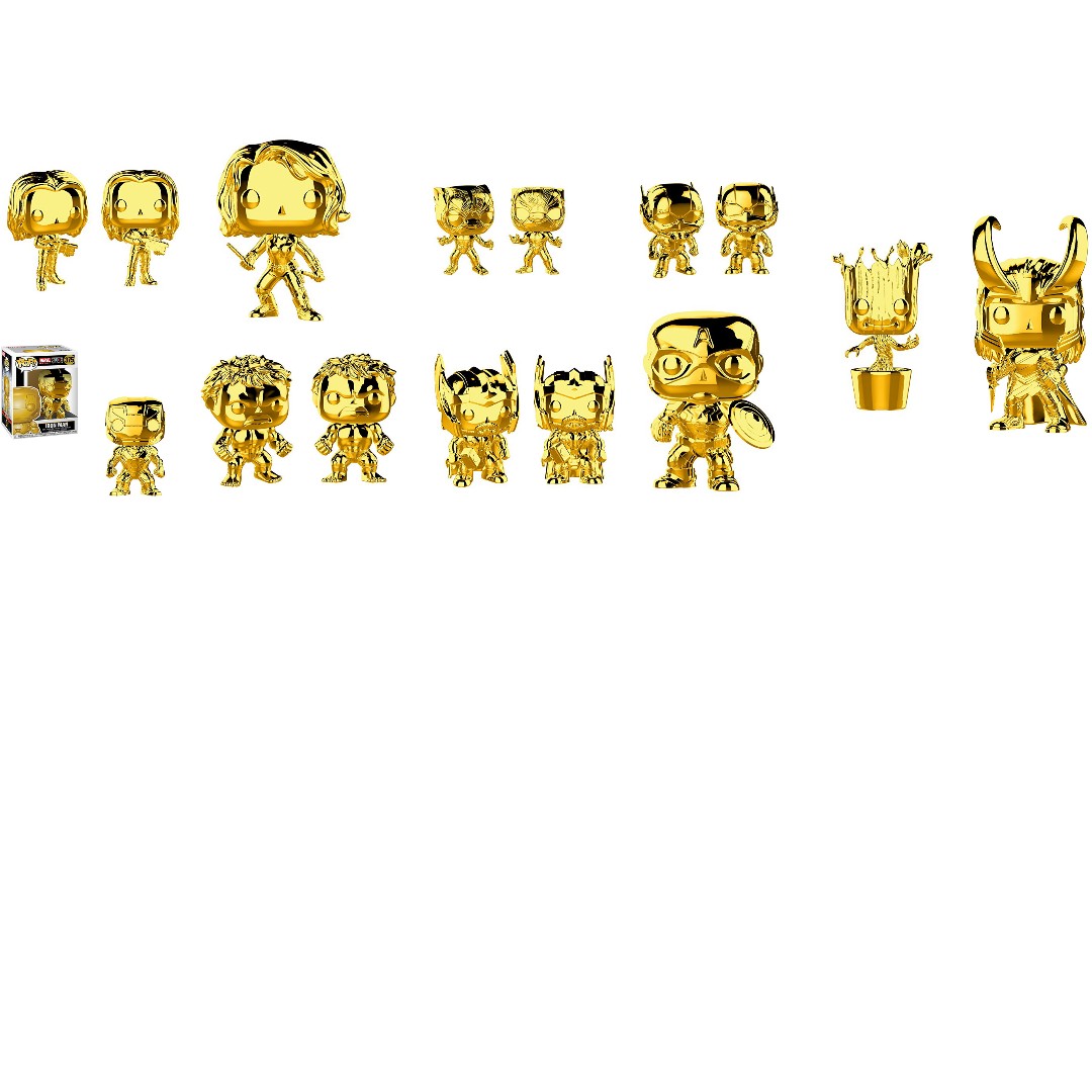 funko pop gold avengers