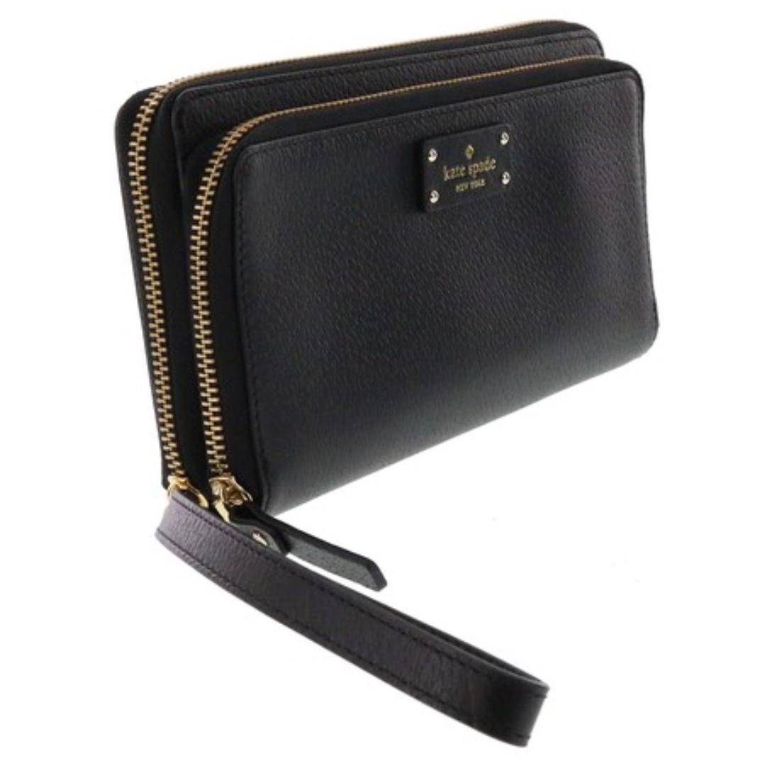 KATE SPADE : New York Grove Street Anita Clutch Purse Wallet Black Leather  Wristlet, Women's Fashion, Bags & Wallets, Wallets & Card holders on  Carousell