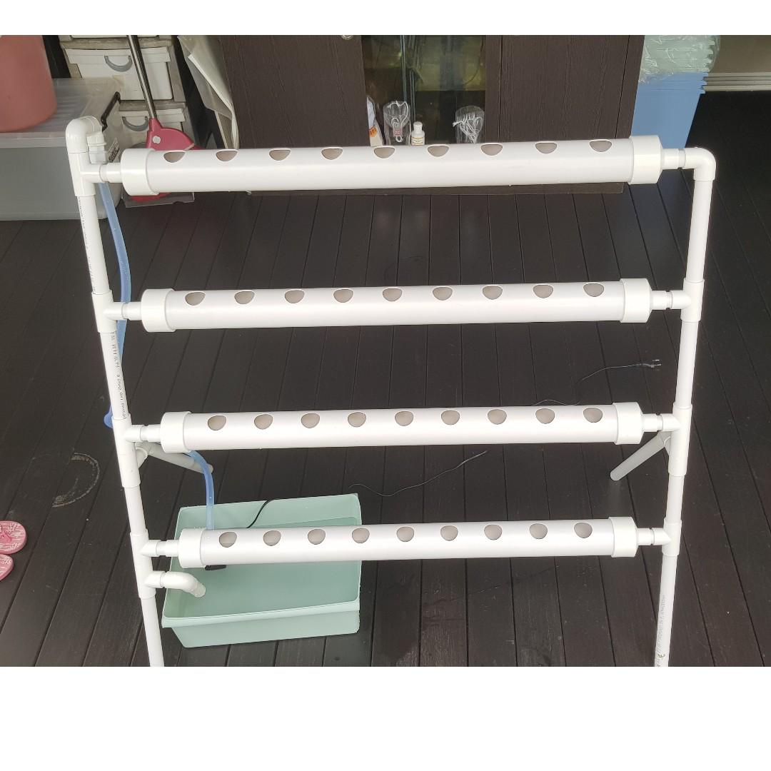 Full Set 4 Tier Hydroponic System Gardening Gardening Tools