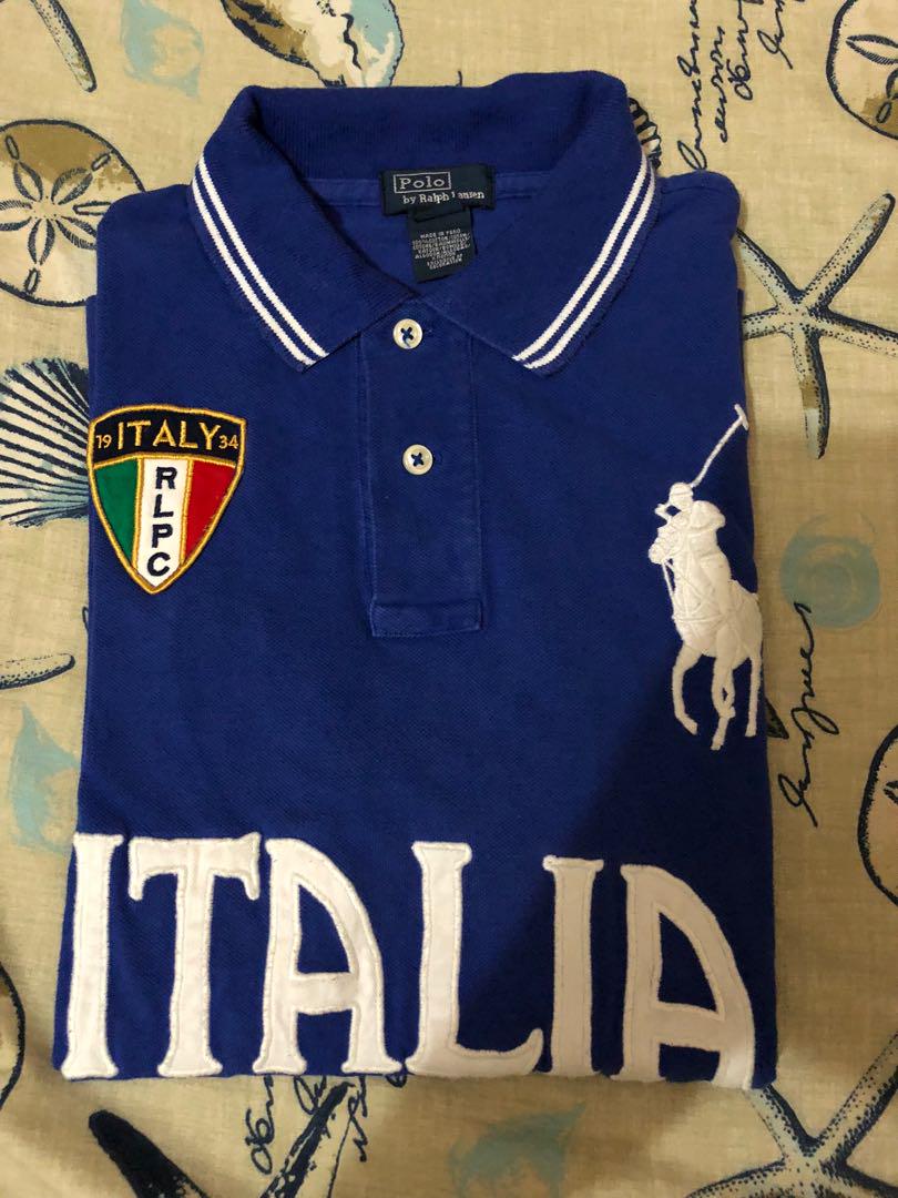 Polo by Ralph Lauren italia poloshirt, Men's Fashion, Tops & Sets, Tshirts  & Polo Shirts on Carousell