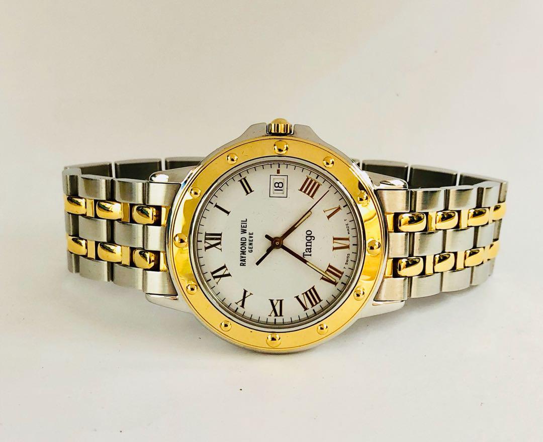 Raymond Weil Tango Gold Steel W0604 Luxury Watches on Carousell