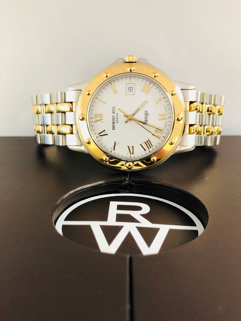 Raymond weil clearance tango gold watch