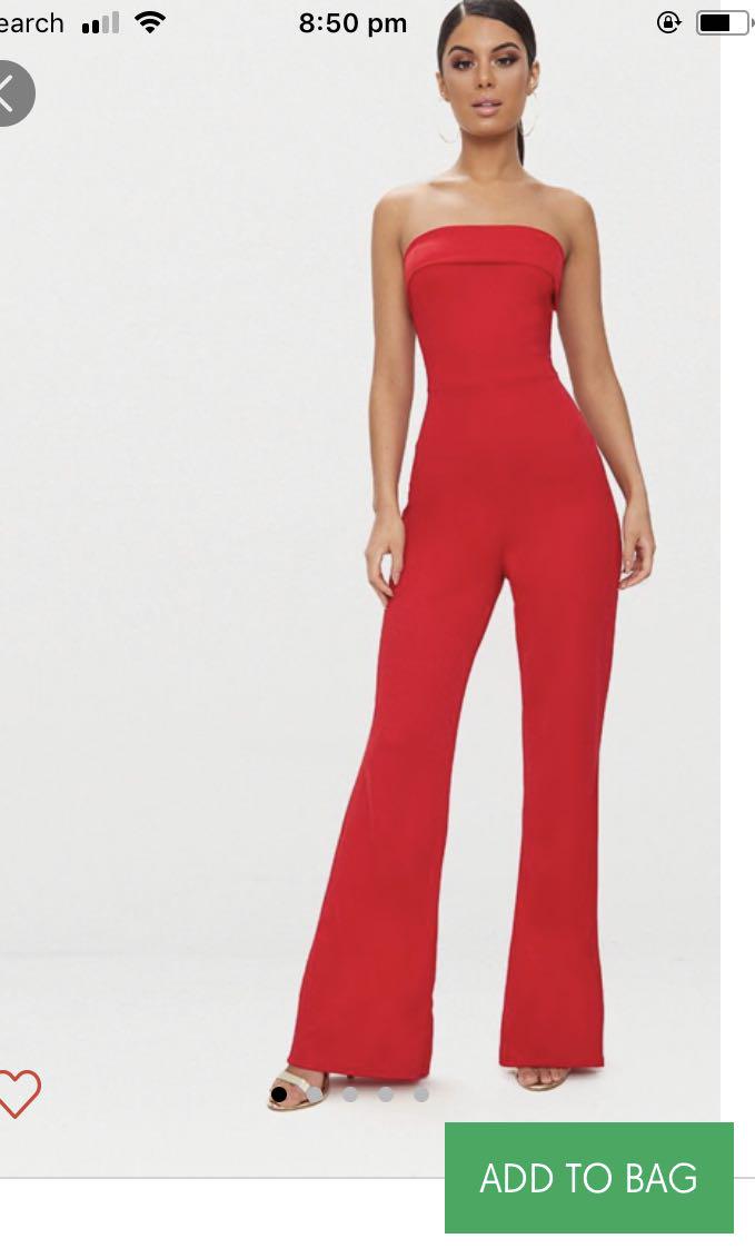 strapless jumpsuit australia