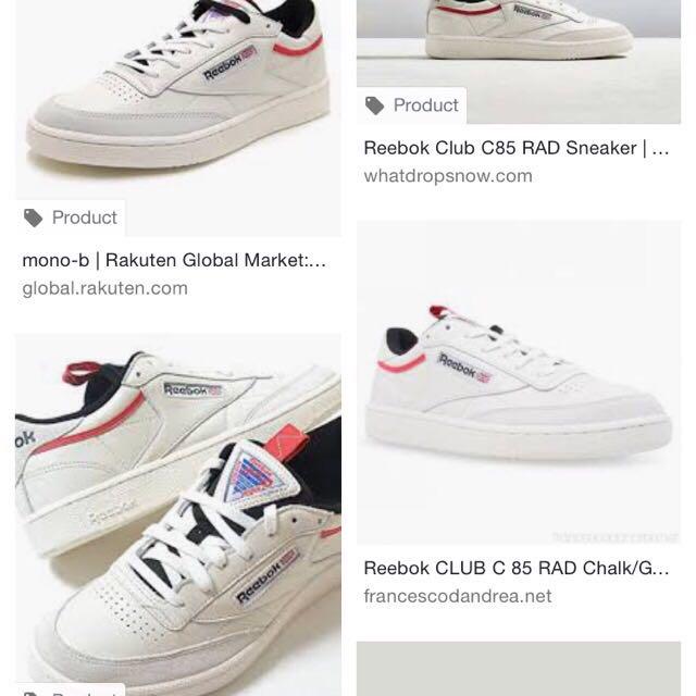 REEBOK CLUB C RAD SNEAKERS Women s Fashion Shoes on Carousell
