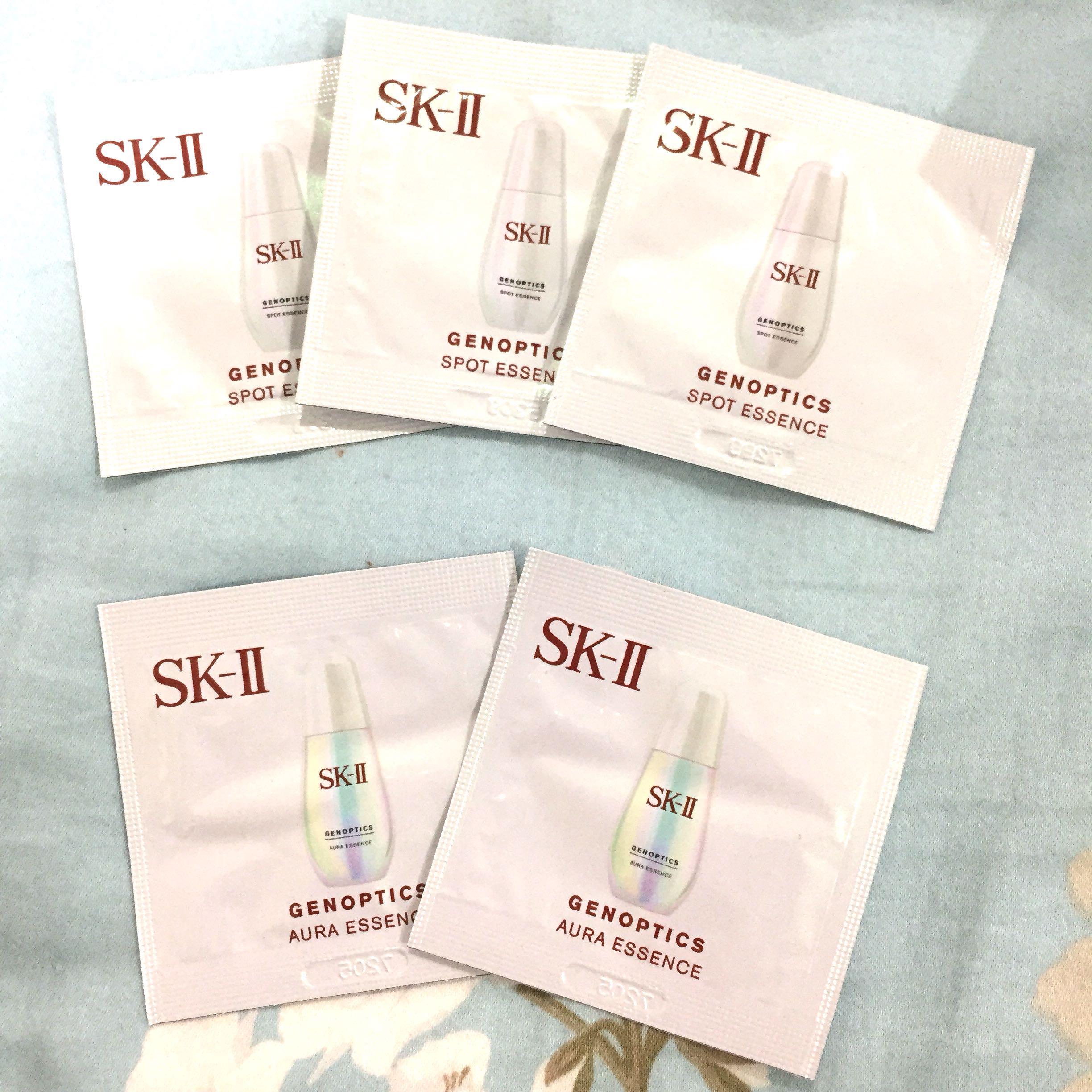 Sk Ii Genoptics Spot Essence Aura Essence Sample Size Kesehatan Kecantikan Kulit Sabun Tubuh Di Carousell