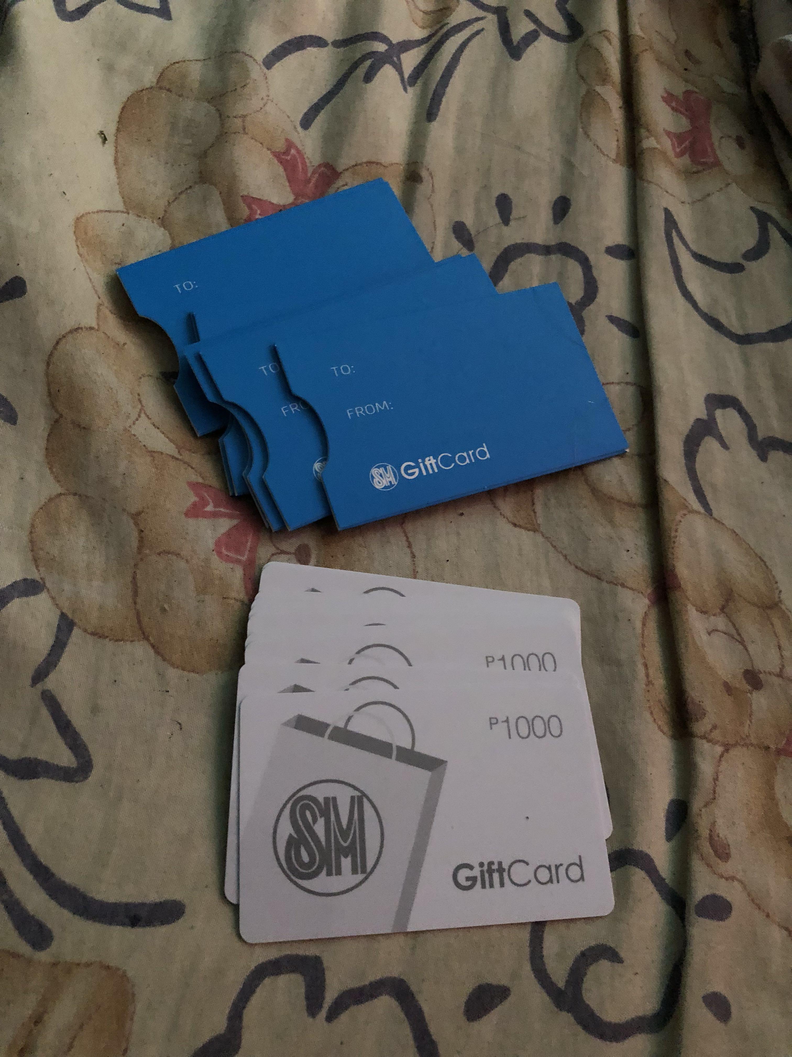 SM gift cards in 1000, Tickets & Vouchers, Store Credits on ...