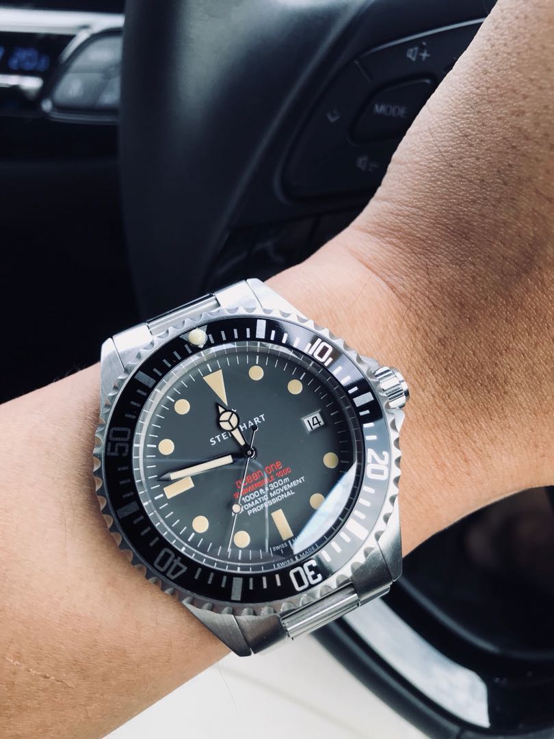 Steinhart ocean one online vintage red mk3