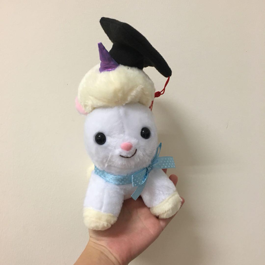unicorn graduation plush