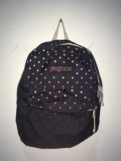 Jansport Black and White Polkadot Original