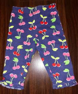 Carter's cherry print leggings