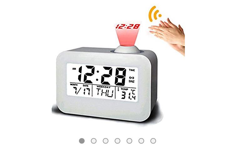 446 Talking Projection Alarm Clock Leapara Projection Clock