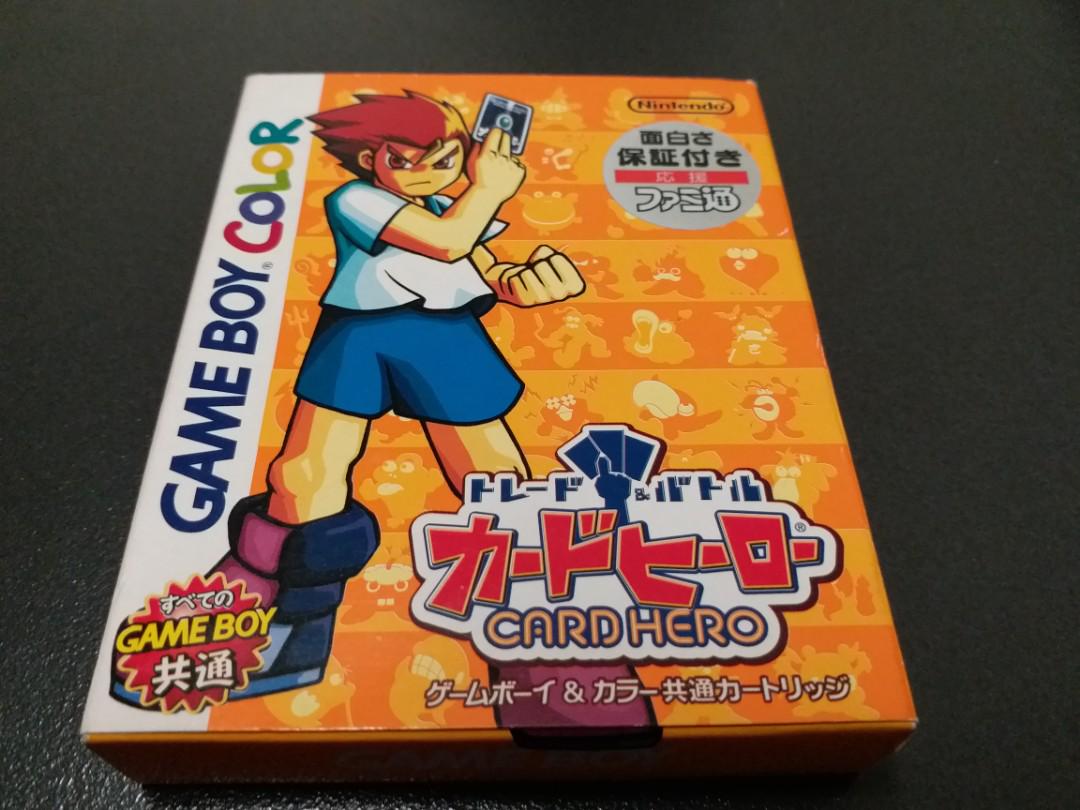 蝕本最後清貨絕版二手初日正版 任天堂nintendo Game Boy Gameboy Color Gbc 紅白機名作trade And Battle Card Hero 收藏品 遊戲機 遊戲機遊戲 Carousell