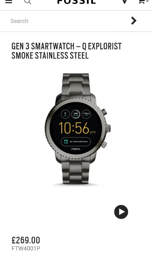 Fossil ftw4001p new arrivals