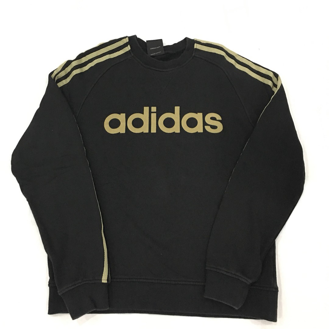 Adidas sweatshirt with gold logo online