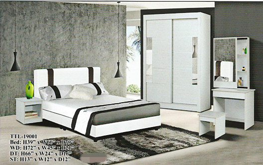 Ansuran Murah Bedroom Set Model 19001 Home Furniture