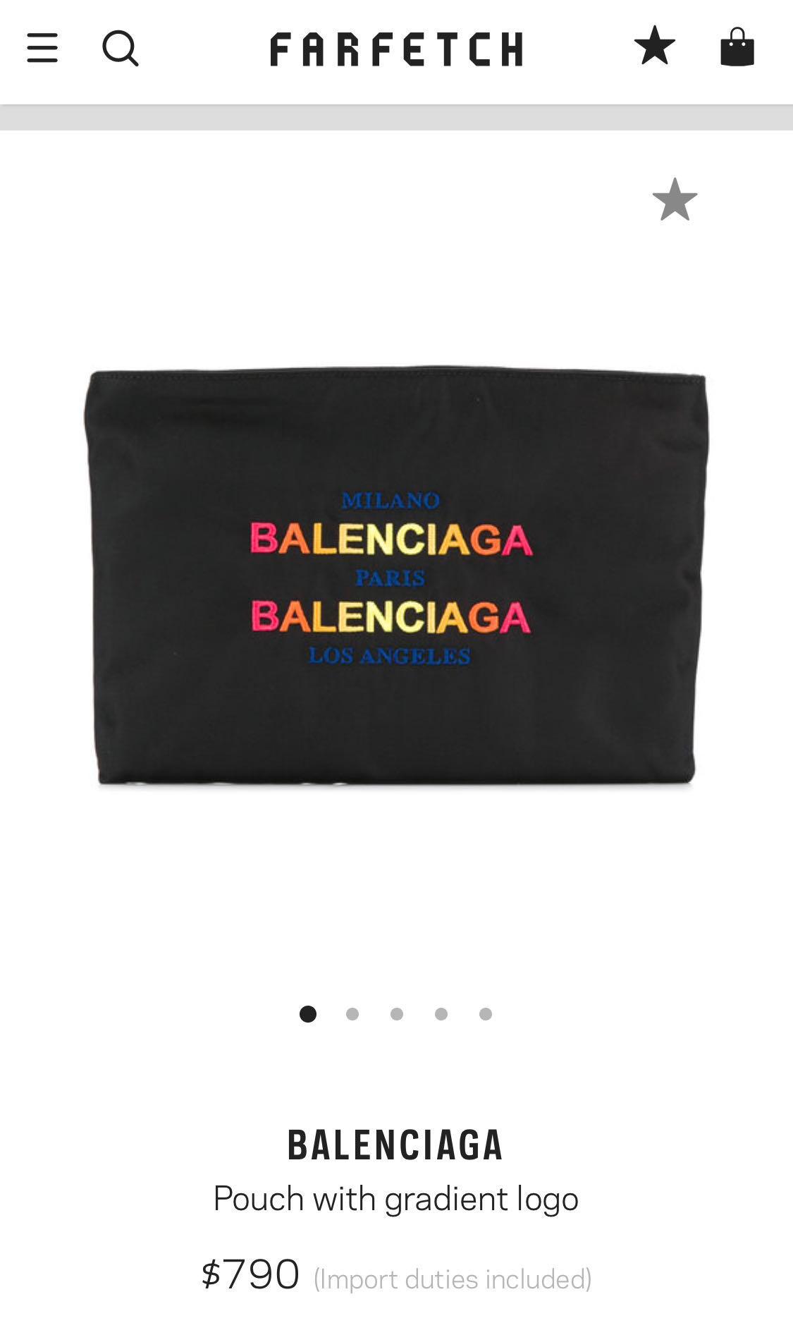balenciaga clutch 2018