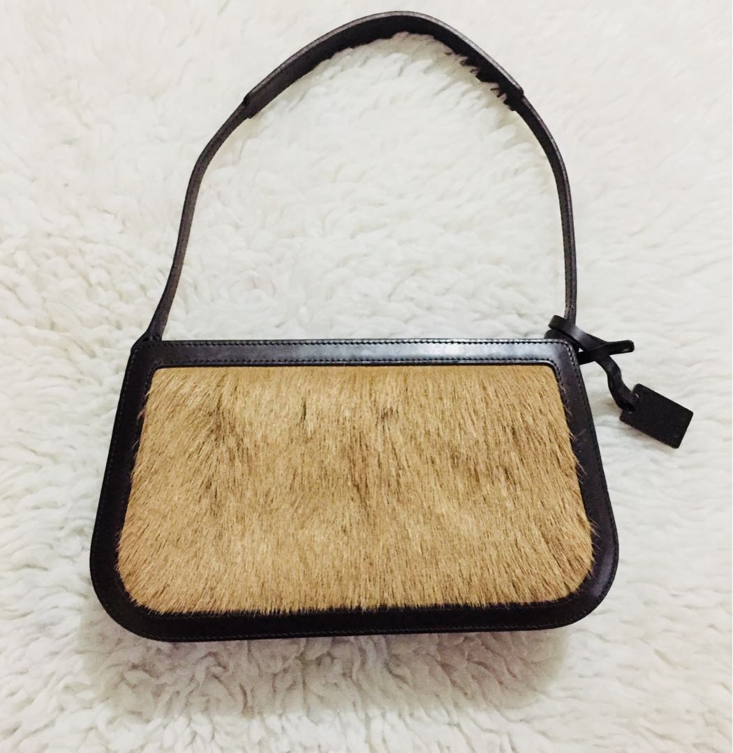 Authentic Celine Purse accented with pony hair Luxury Bags