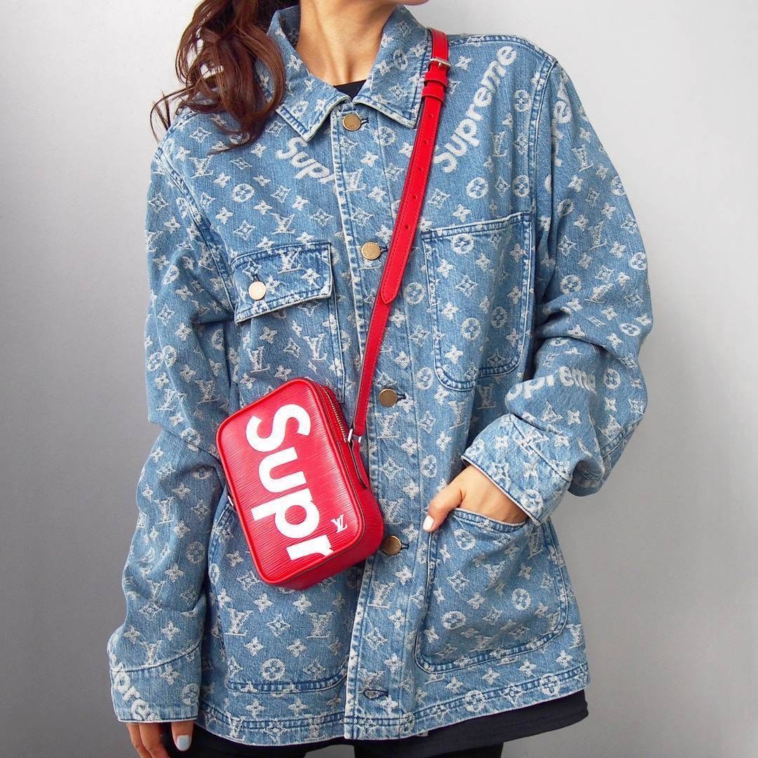 Louis Vuitton X Supreme Louis Vuitton X Supreme Epi Danube PPM Red  Available For Immediate Sale At Sotheby's