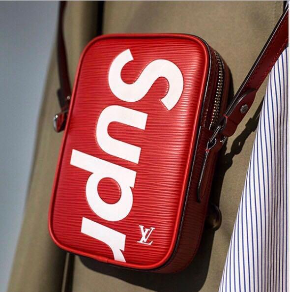 Louis Vuitton x Supreme Danube Epi PM Red