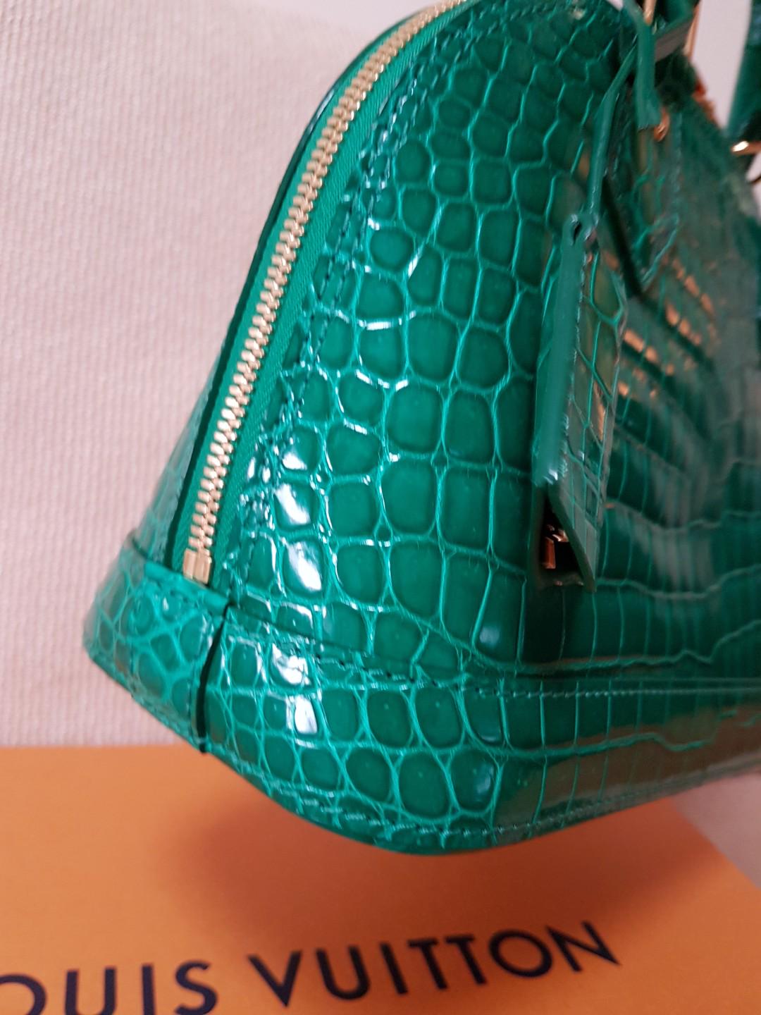 Louis Vuitton Alma Handbag Crocodile BB at 1stDibs
