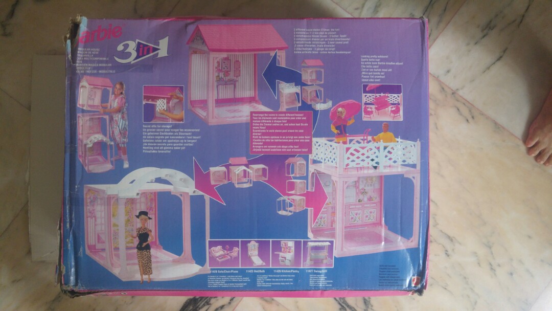 1994 Mattel Barbie 3 in 1 Modular Home Hobbies Toys Toys