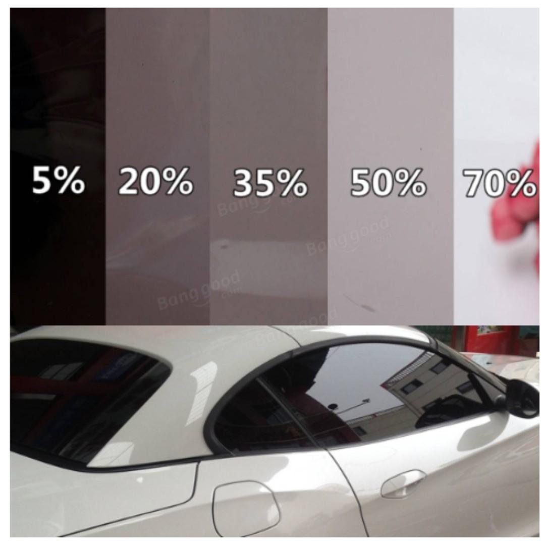 20" x 90" Light Smoke Black Car & Home Legal Solar Glass Window Safety Tint Film 
