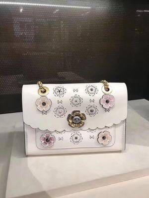 Coach Parker with Cut Out Tea Rose