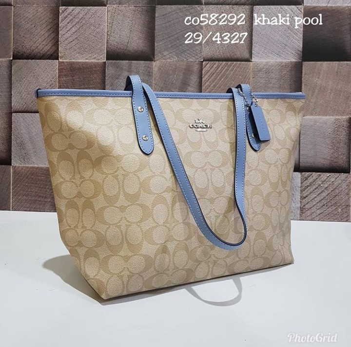 Coach sig city zip tote f58292 online