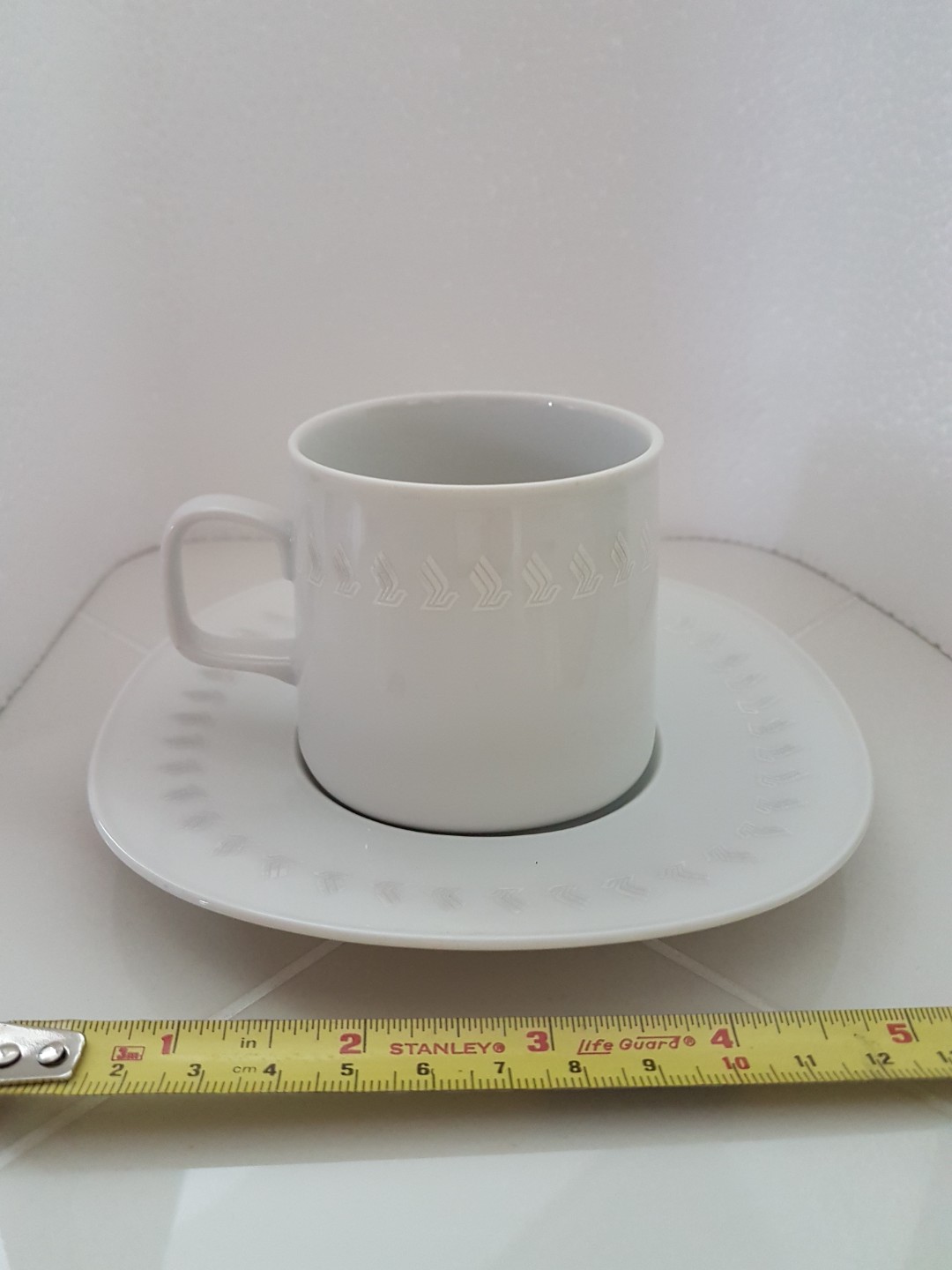 Collectibles Coffee Cups With Saucers Sq Logo 10 Sets Available Coffee Cups With Saucers Sq Logo