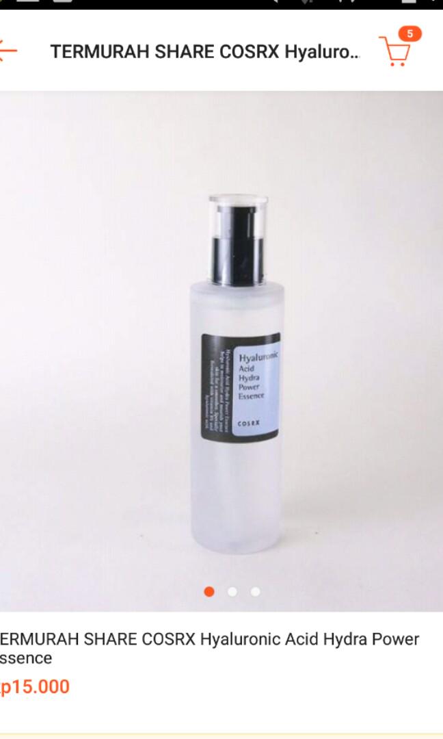 Cosrx Hyaluronic Acid Hydra Power Essence Health Beauty Skin