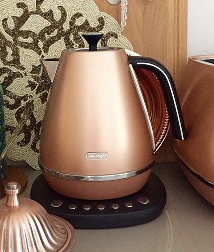 Delonghi copper kettle top