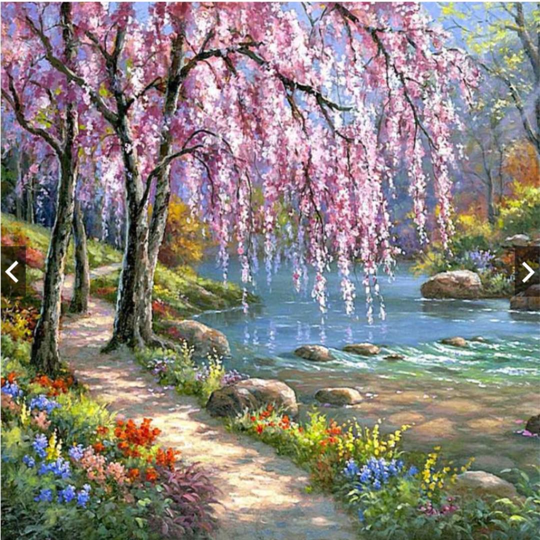 Diy Scenery Paint By Numbers Kit For Kids Adults Design Craft