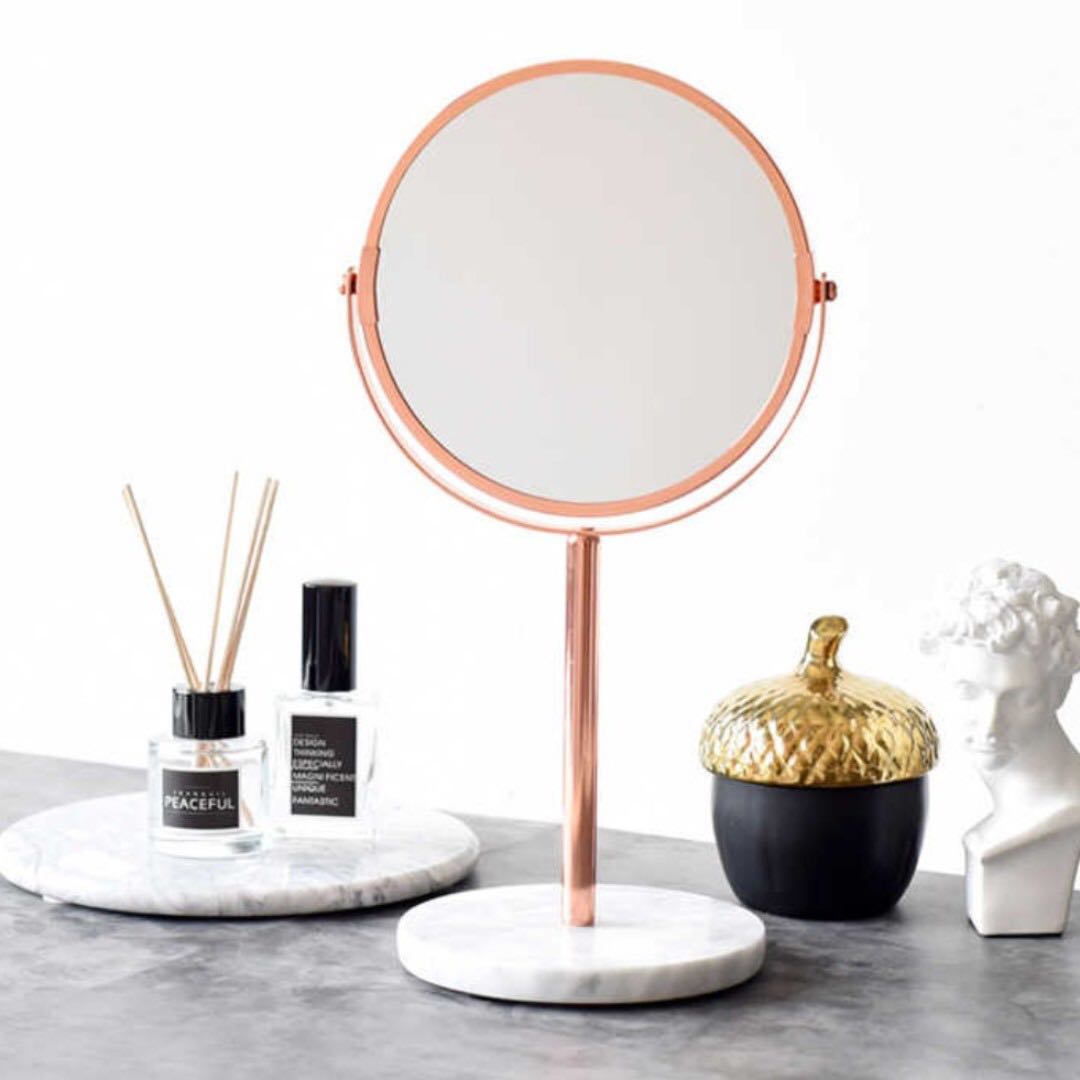 Double Sided Marble Vanity Mirror Furniture Home Decor Others On Carousell