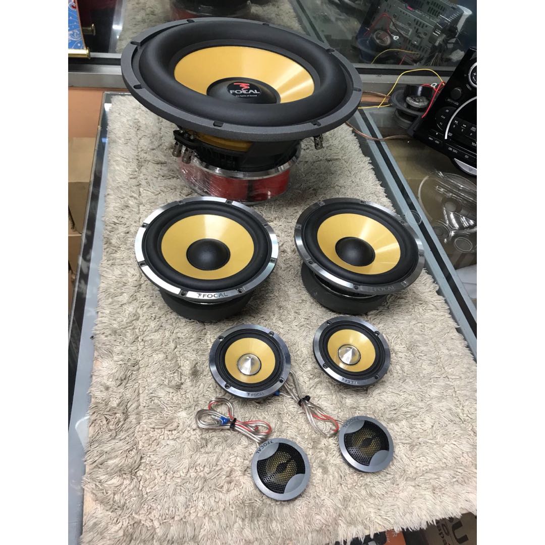 Focal 3 way with woofer, Car 