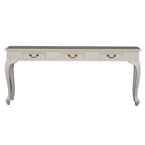 French Queenanne 3 Drawer Console Sofa Table Aug22 26 Drawer Console Sofa Table Aug22 26
