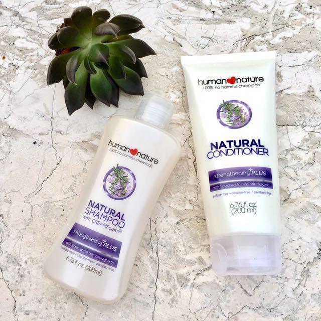 Human Nature Natural Shampoo And Conditioner Rosemary Hair