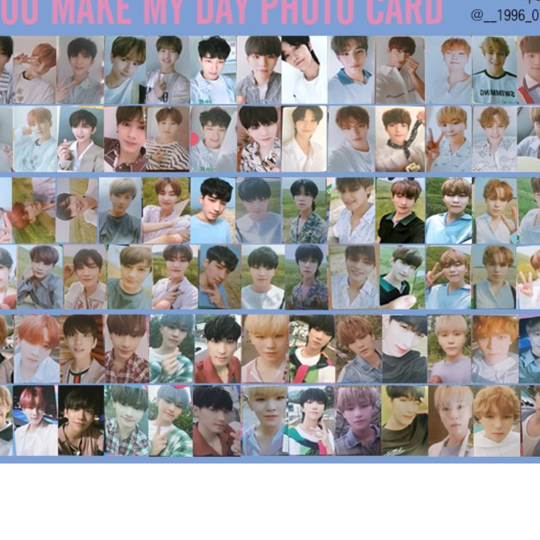 Interest Check Seventeen You Make My Day Full Set Photocards Group Order