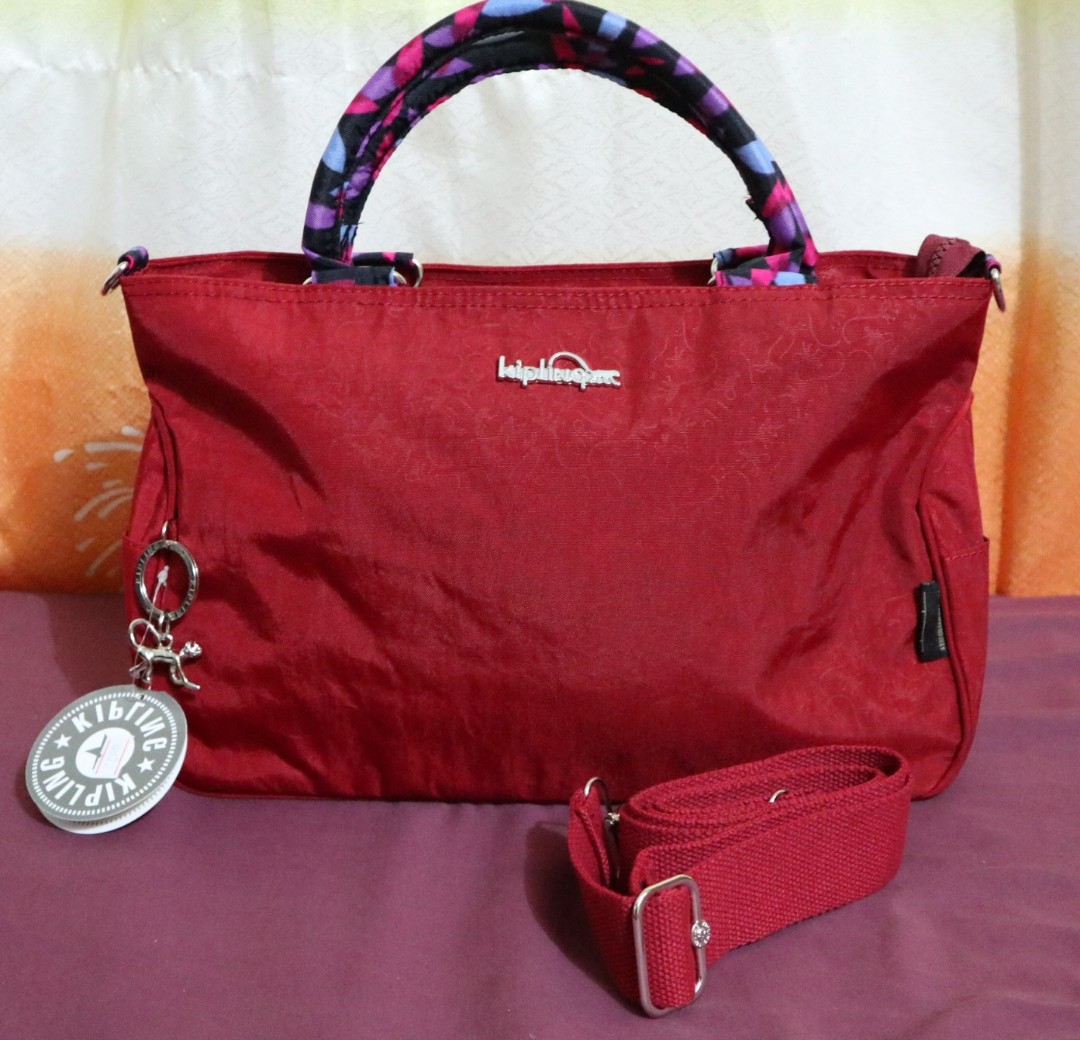 Kipling Bag Red, Women's Fashion, Bags & Wallets, Purses & Pouches on