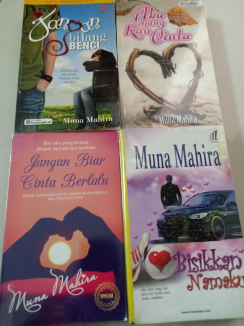 Koleksi Novel Muna Mahira Books Stationery Books On Carousell