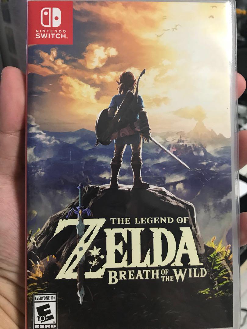 Legend of zelda breath shop of the wild pre owned